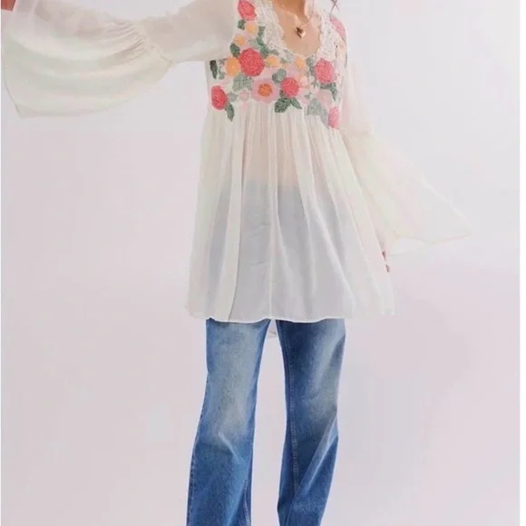 Free People Madeline Tunic Cream
Combo XL  $168 - Picture 2 of 7